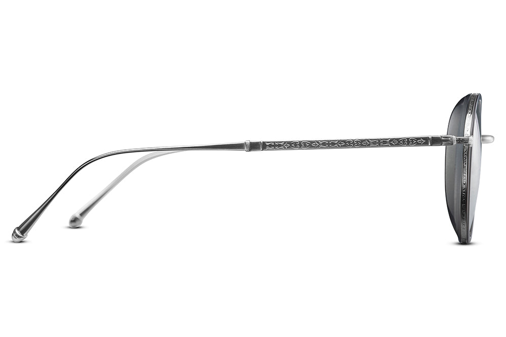 Matsuda - M3063 Sunglasses Brushed Silver-Matte Grey Crystal