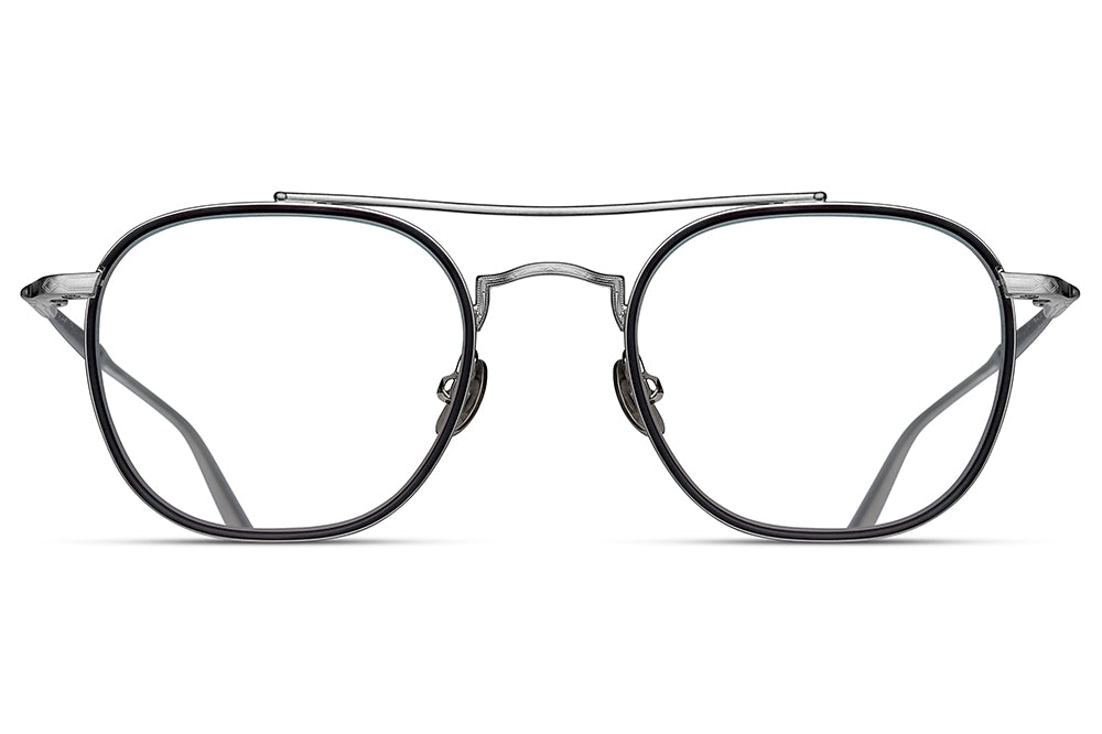 Matsuda Eyewear - M3077 Eyeglasses Matte Grey Crystal-Brushed Silver