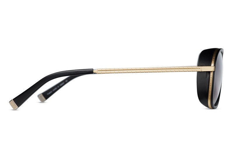 Matsuda Sunglasses - M3023 Matte Gold/Matte Black Profile