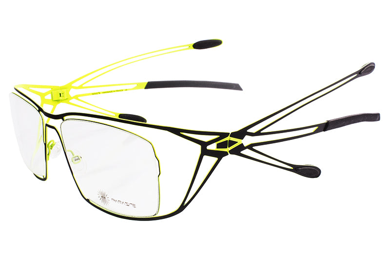 Parasite Eyewear - Mazinger X Eyeglasses Black-Yellow (C56F)