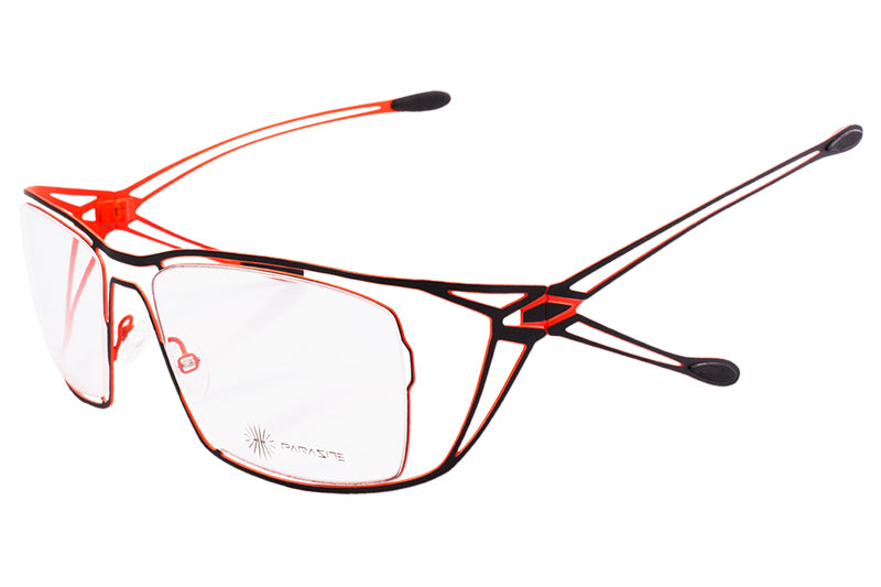 Parasite Eyewear - Mazinger Y Eyeglasses Black-Orange Fluo (C57F)