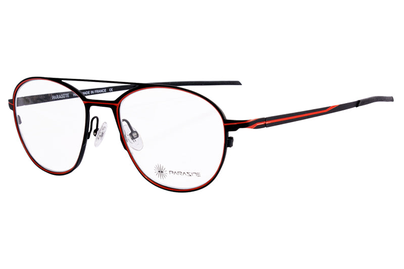 Parasite Eyewear - Mecha 6 Eyeglasses Black-Orange (C57)