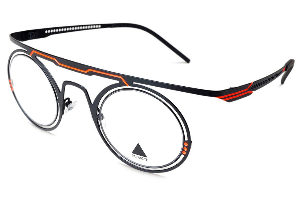Parasite Eyewear - Metroid 2 Eyeglasses Black-Orange (C57)