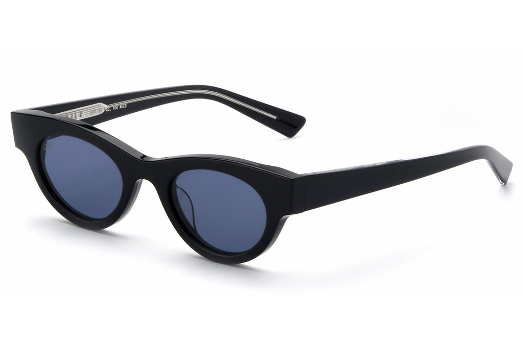 AKILA® Eyewear - Mabel Sunglasses Black w/ Dark Blue Lenses