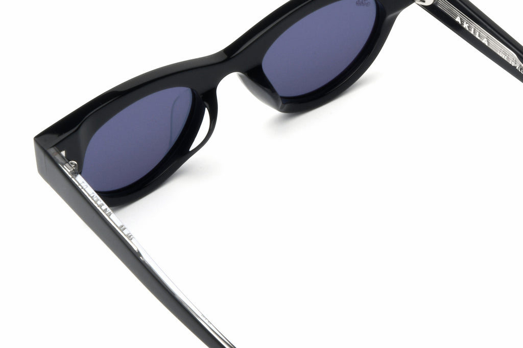 AKILA® Eyewear - Mabel Sunglasses Black w/ Dark Blue Lenses