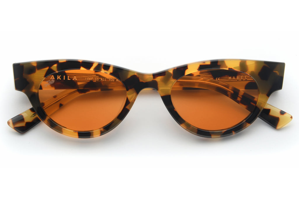 AKILA® Eyewear - Mabel Sunglasses Tortoise w/ Orange Lenses