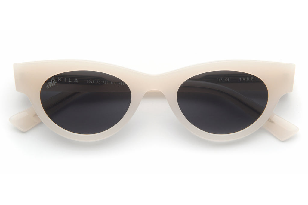 AKILA® Eyewear - Mabel Sunglasses Ivory w/ Black Lenses