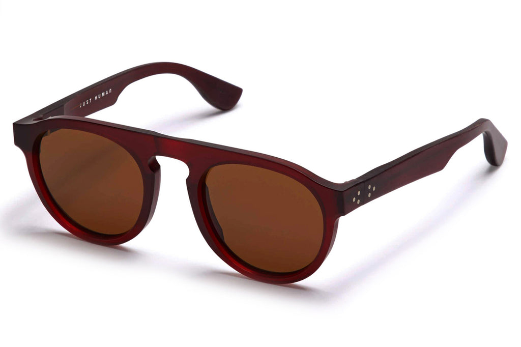 Just Human - Modern Aviator 01 Sunglasses Crimson Red