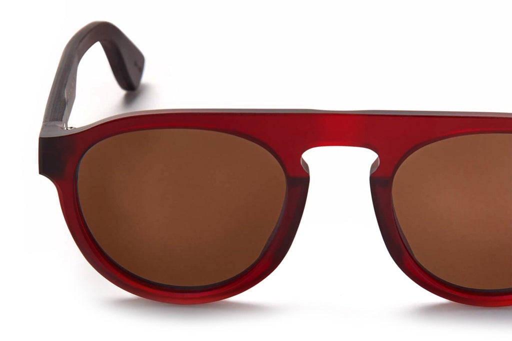 Just Human - Modern Aviator 01 Sunglasses Crimson Red