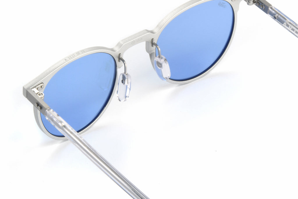 AKILA® Eyewear - Orchid Sunglasses Silver w/ Light Blue Lenses