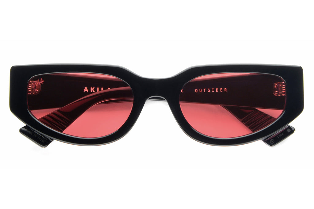 AKILA® Eyewear - Outsider Sunglasses Black w/ Rose Lenses