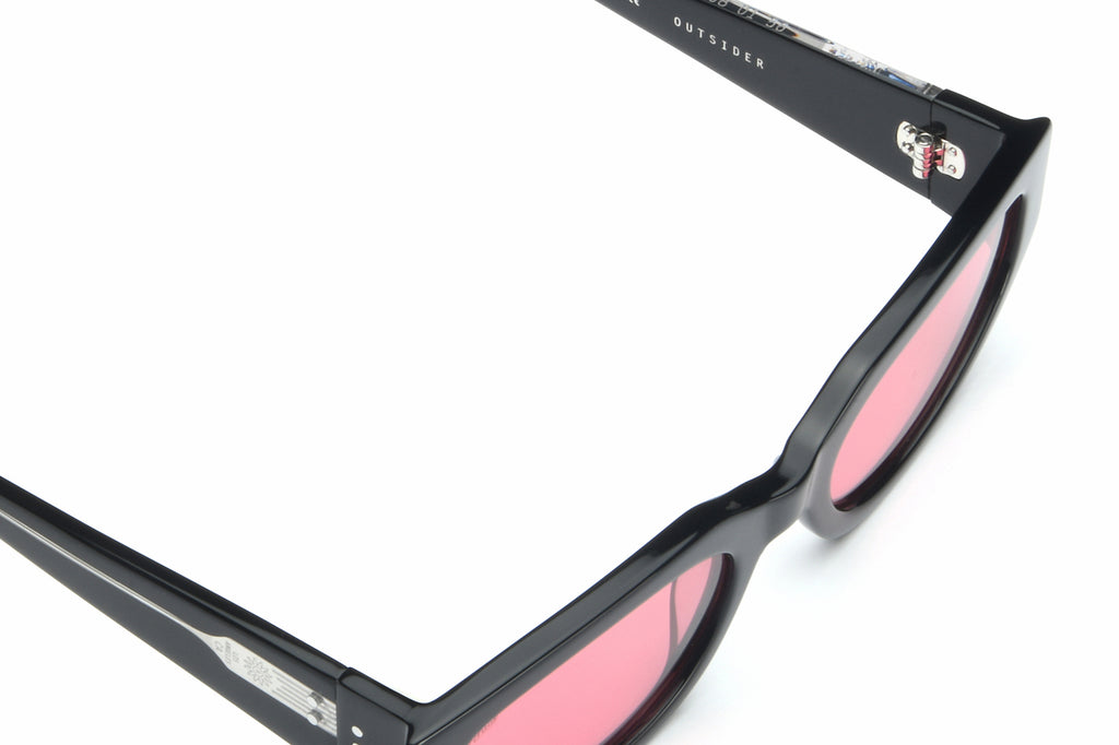 AKILA® Eyewear - Outsider Sunglasses Black w/ Rose Lenses