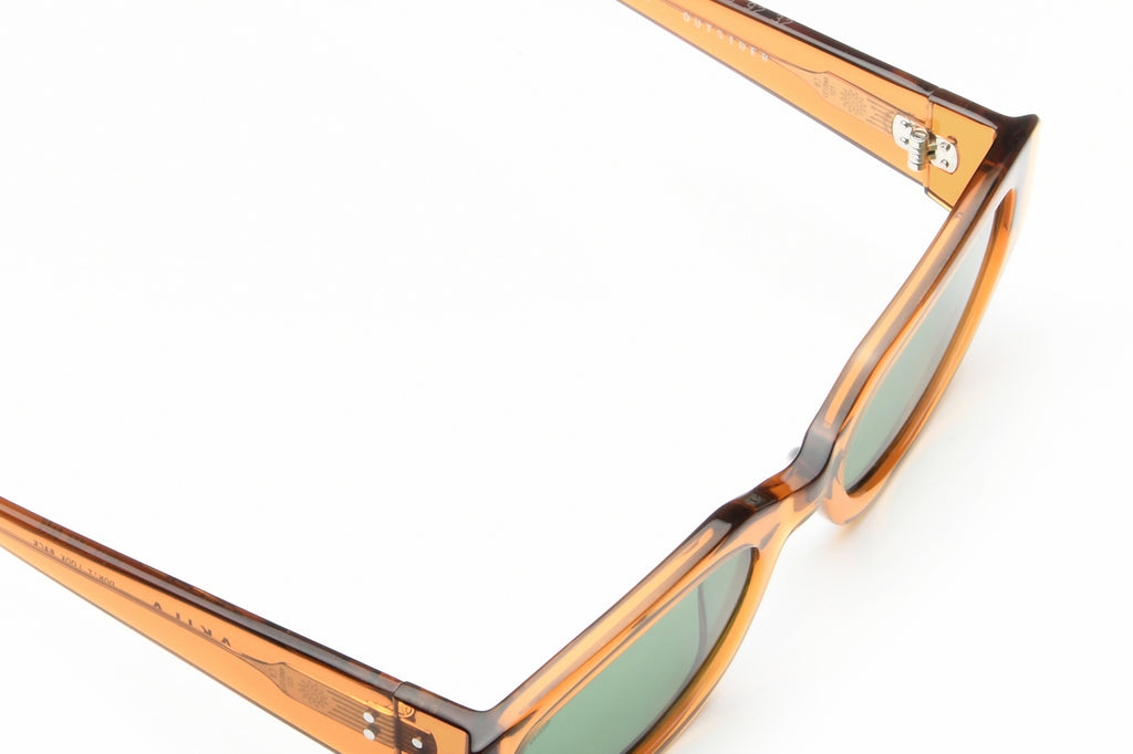 AKILA® Eyewear - Outsider Sunglasses Caramel w/ Green Lenses
