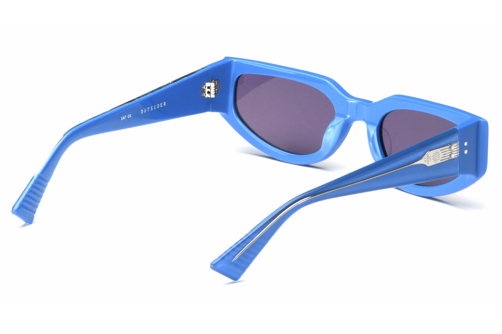 AKILA® Eyewear - Outsider Sunglasses Cornflower Blue w/ Purple Lenses