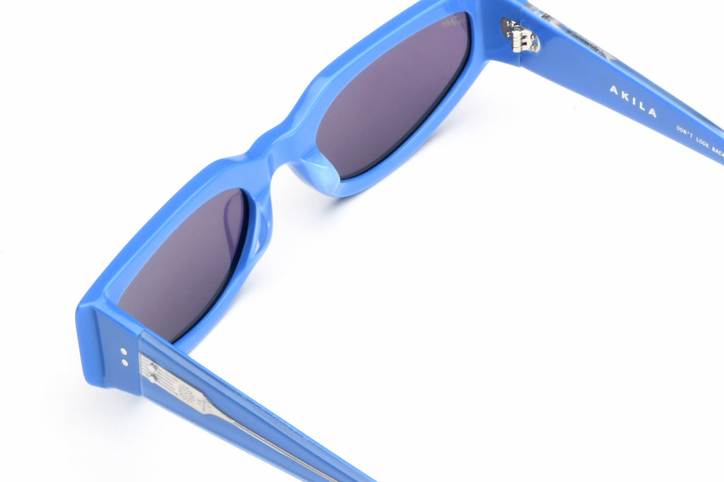 AKILA® Eyewear - Outsider Sunglasses Cornflower Blue w/ Purple Lenses
