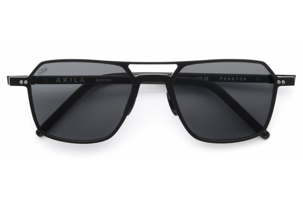 AKILA® Eyewear - Phantom Sunglasses Matte Black w/ Black Lenses