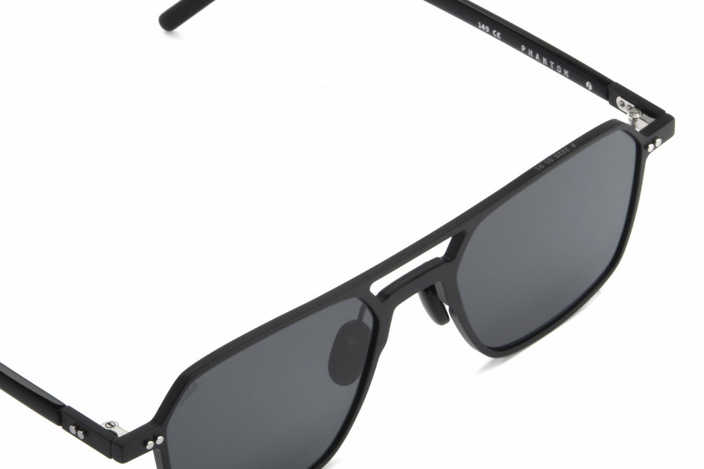 AKILA® Eyewear - Phantom Sunglasses Matte Black w/ Black Lenses