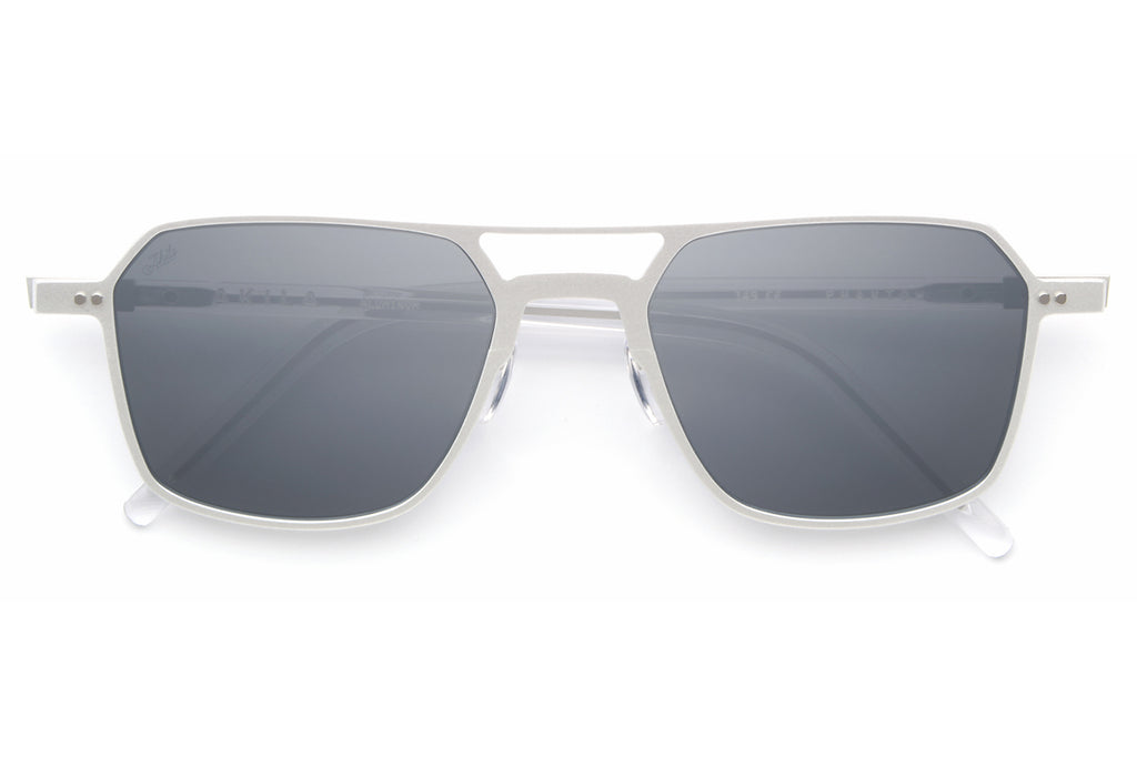 AKILA® Eyewear - Phantom Sunglasses Silver w/ Mirror Lenses
