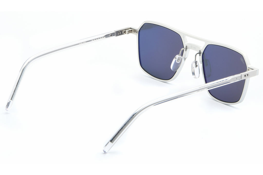 AKILA® Eyewear - Phantom Sunglasses Silver w/ Mirror Lenses
