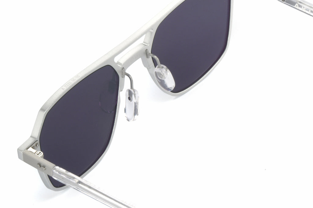 AKILA® Eyewear - Phantom Sunglasses Silver w/ Mirror Lenses