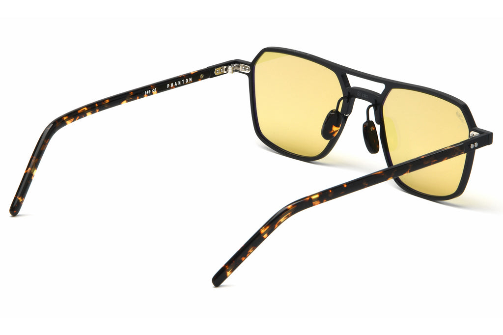 AKILA® Eyewear - Phantom Sunglasses Matte Black w/ Yellow Lenses