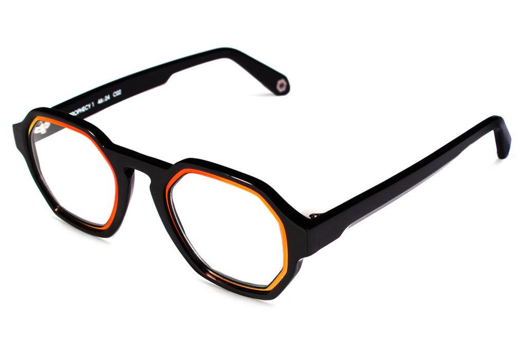 Parasite Eyewear - Prophecy 1 LED Eyeglasses Black-Orange (C02)