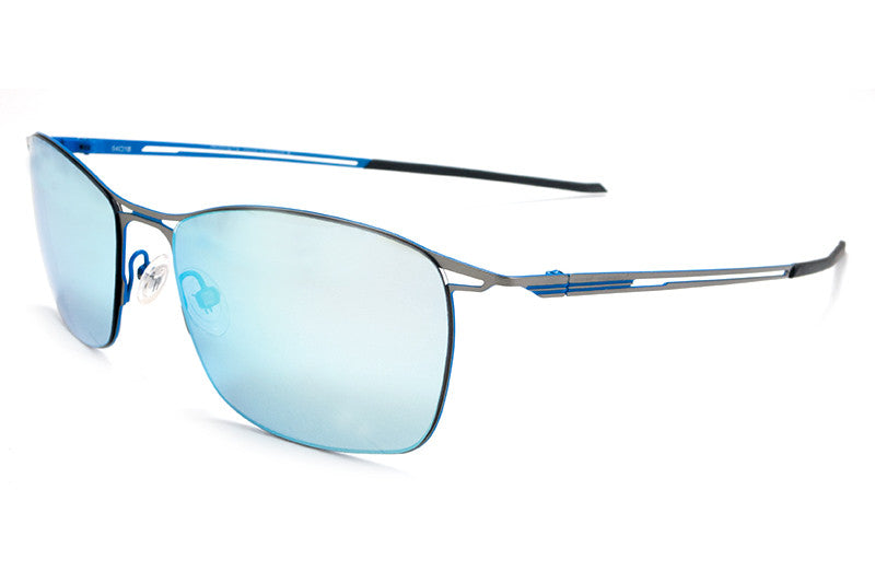Parasite Eyewear - Racon 2 Sunglasses Black-Blue Chrome-Blue LED (C27L)