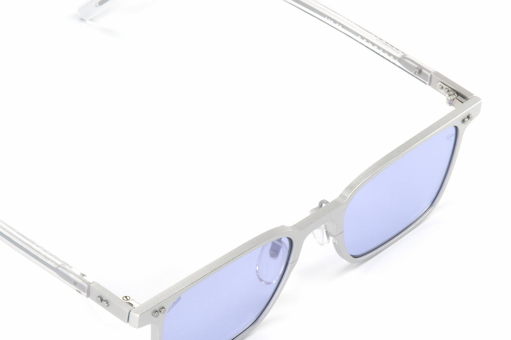 AKILA® Eyewear - Sentinel Sunglasses Silver w/ Violet Lenses