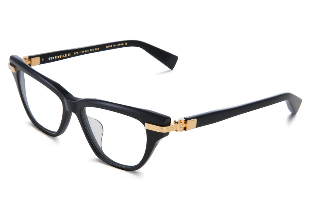 Balmain® Eyewear - Sentinelle-II Eyeglasses Black & Gold