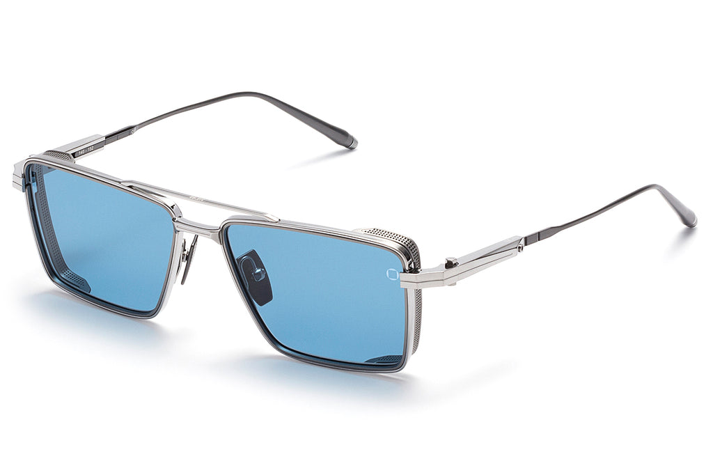 Akoni - Sprint-A Sunglasses Brushed Black Palladium - Matte Black w/ Dark Blue Lenses
