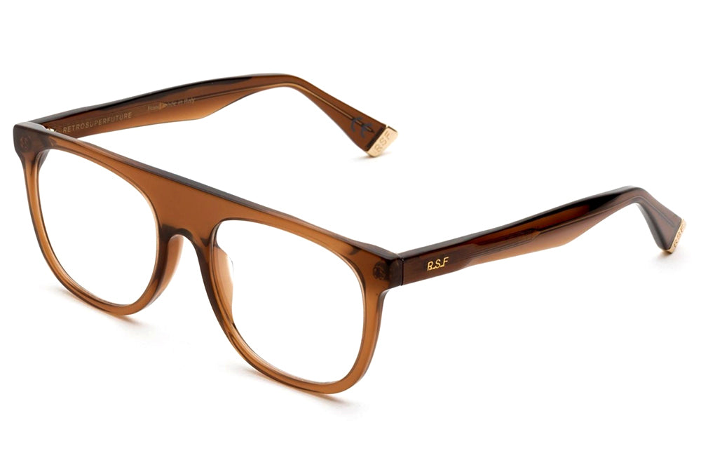 Retro Super Future® - Flat Top Eyeglasses Warm Brown
