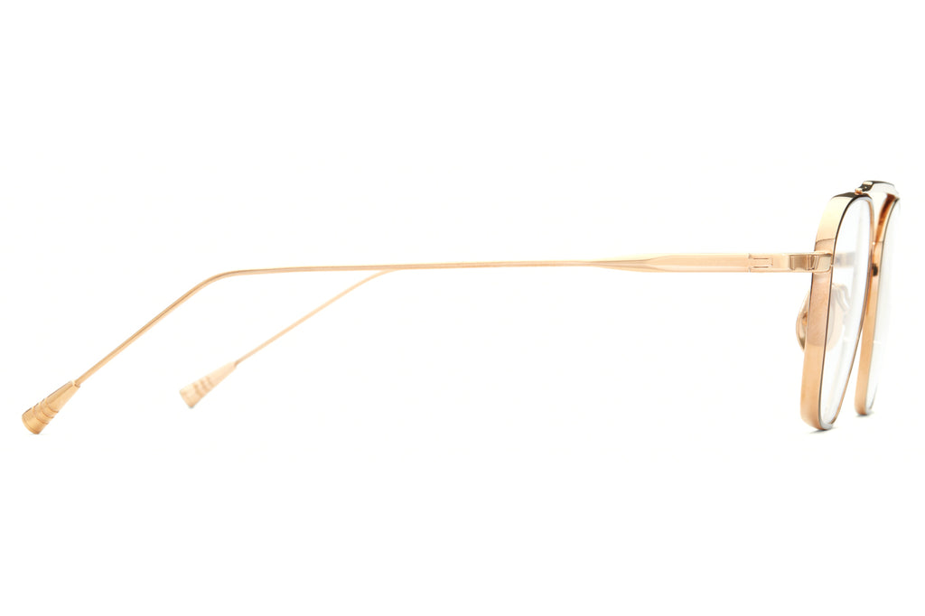 Lunetterie Générale - Spit Fire Eyeglasses 14k Gold/Tortoise Rim Inlay (Col.III)