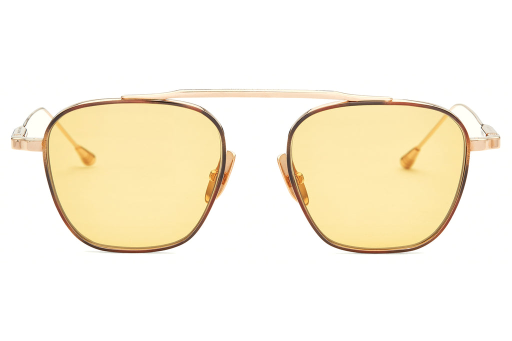 Lunetterie Générale - Spit Fire Sunglasses 14k Gold/Tortoise Rim Inlay (Col.III)