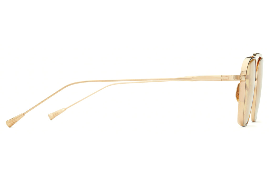 Lunetterie Générale - Spit Fire Sunglasses 14k Gold/Tortoise Rim Inlay (Col.III)