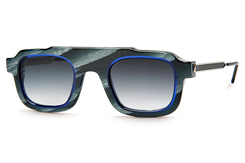Thierry Lasry - Robbery Sunglasses Black Horn & Blue Rim (838)