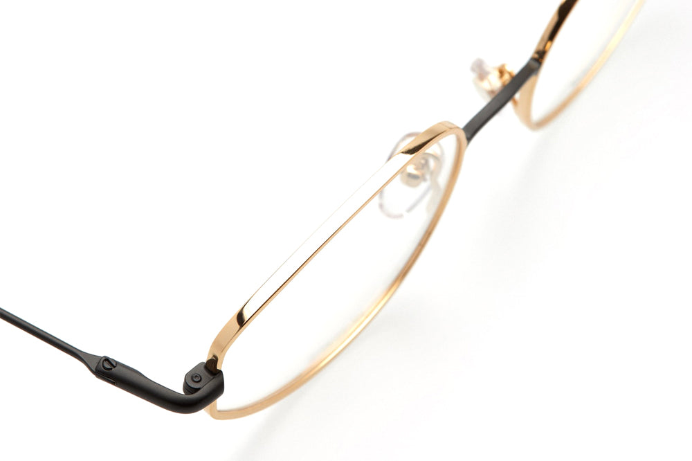 Kaleos Eyehunters - March Eyeglasses Gold/Black