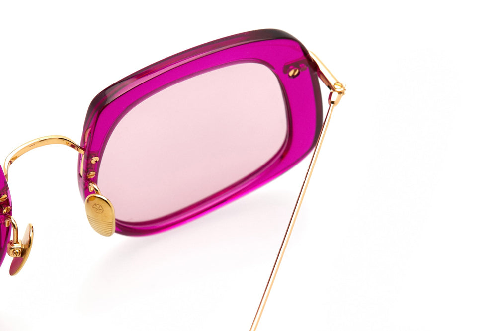 Kaleos Eyehunters - Barton Sunglasses Transparent Hot Pink