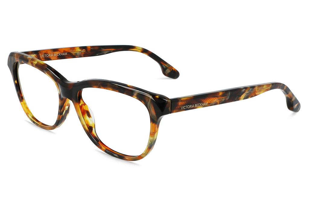Victoria Beckham - VB2607 Eyeglasses Striped Gold Havana
