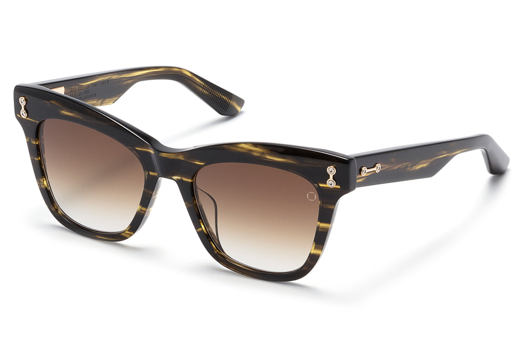 Akoni - Vela Sunglasses Dark Tortoise w/ Dark Brown Gradient Lenses