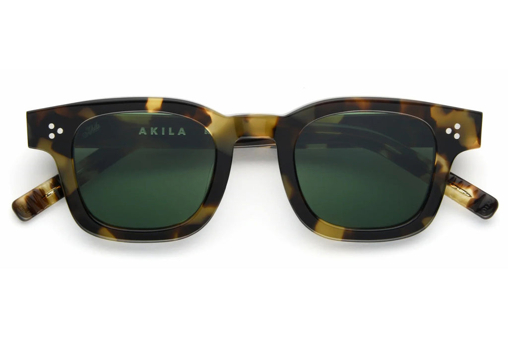 AKILA® Eyewear - Ascent Sunglasses Camo Tortoise w/ Green Lenses