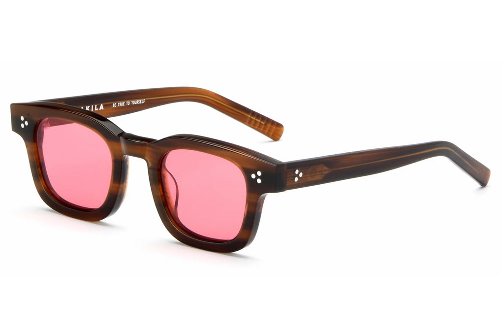 AKILA® Eyewear - Ascent Sunglasses Havana w/ Rose Lenses