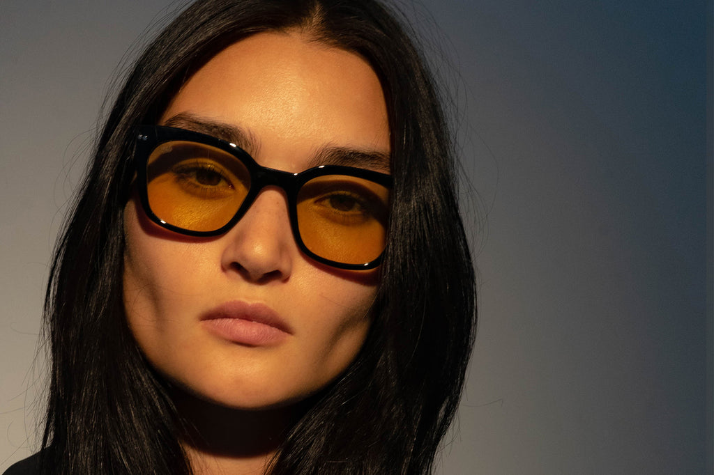 AKILA® Eyewear - Hi-Fi 2.0 Sunglasses Black w/ Yellow Lenses