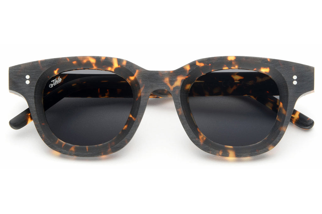 AKILA® Eyewear - Apollo Raw Sunglasses Raw Tortoise w/ Black Lenses 