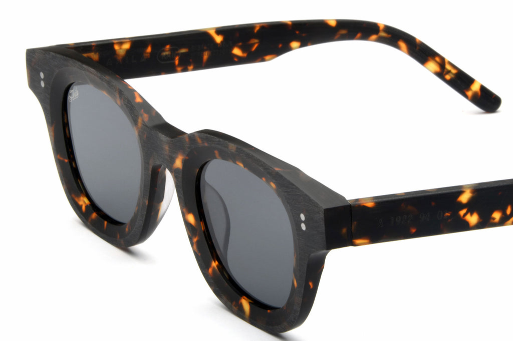AKILA® Eyewear - Apollo Raw Sunglasses Raw Tortoise w/ Black Lenses 