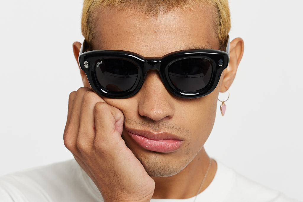 AKILA® Eyewear - Apollo_Inflated Sunglasses Black w/ Black Lenses