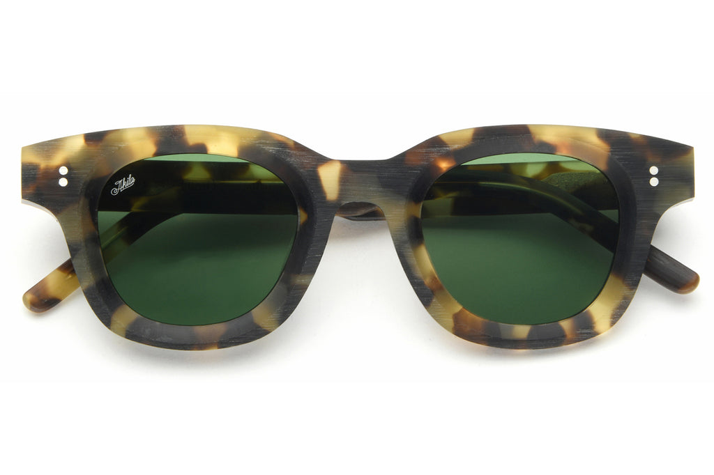 AKILA® Eyewear - Apollo Raw Sunglasses Raw Camo Tortoise w/ Green Lenses