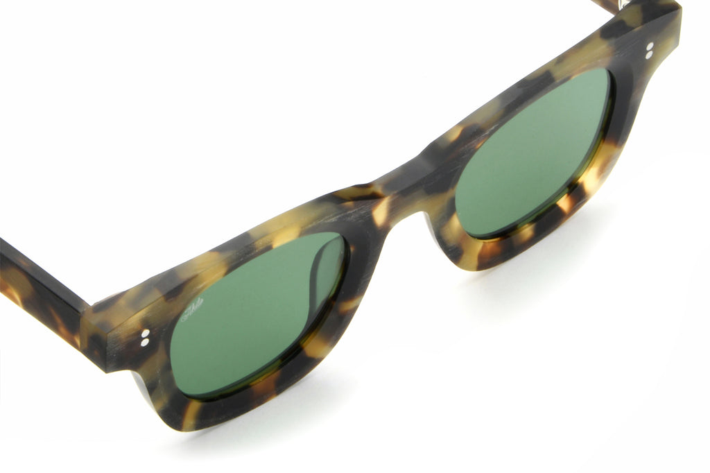 AKILA® Eyewear - Apollo Raw Sunglasses Raw Camo Tortoise w/ Green Lenses