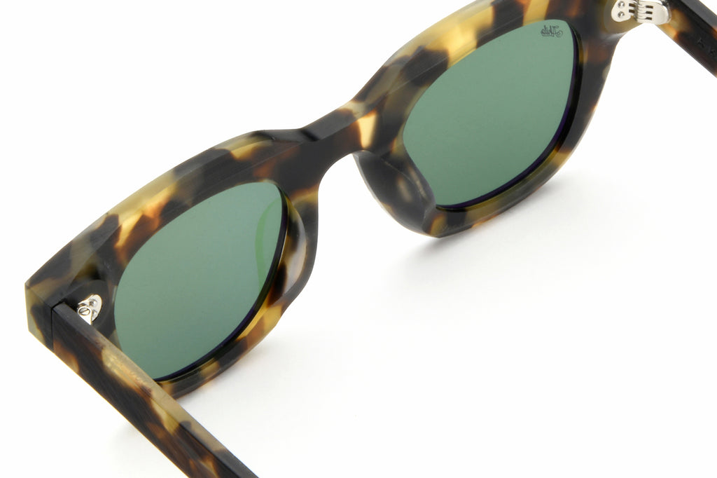 AKILA® Eyewear - Apollo Raw Sunglasses Raw Camo Tortoise w/ Green Lenses