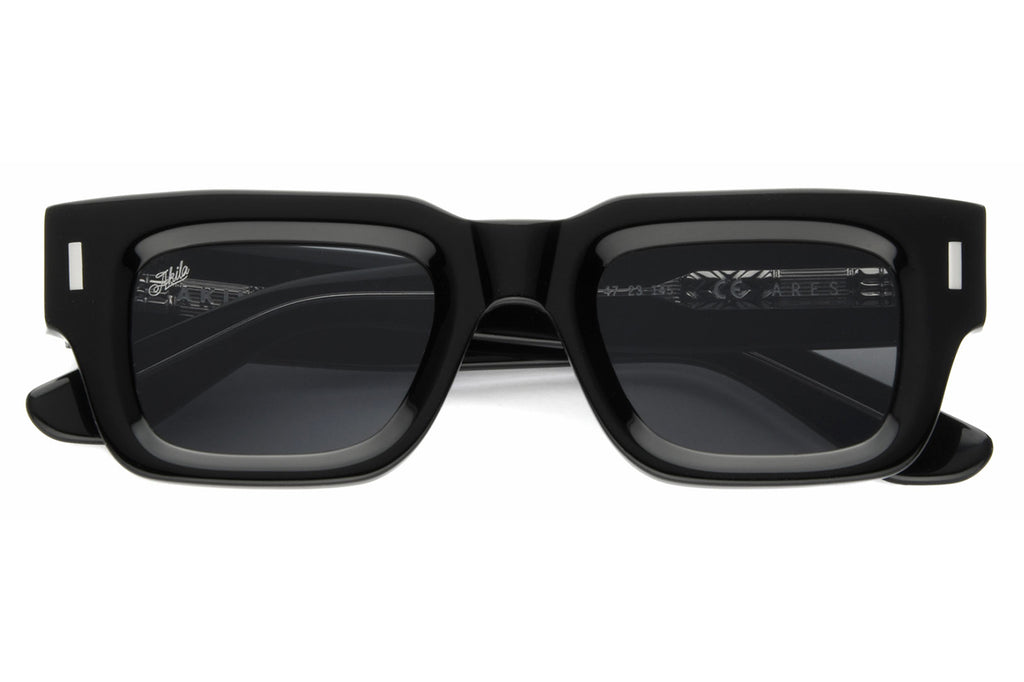 AKILA® Eyewear - Ares Raw Sunglasses Black w/ Black Lenses