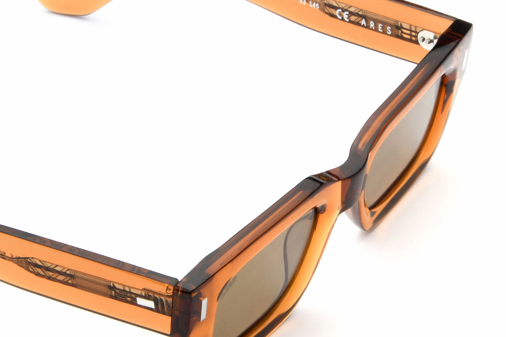 AKILA® Eyewear - Ares Raw Sunglasses Caramel w/ Brown Lenses
